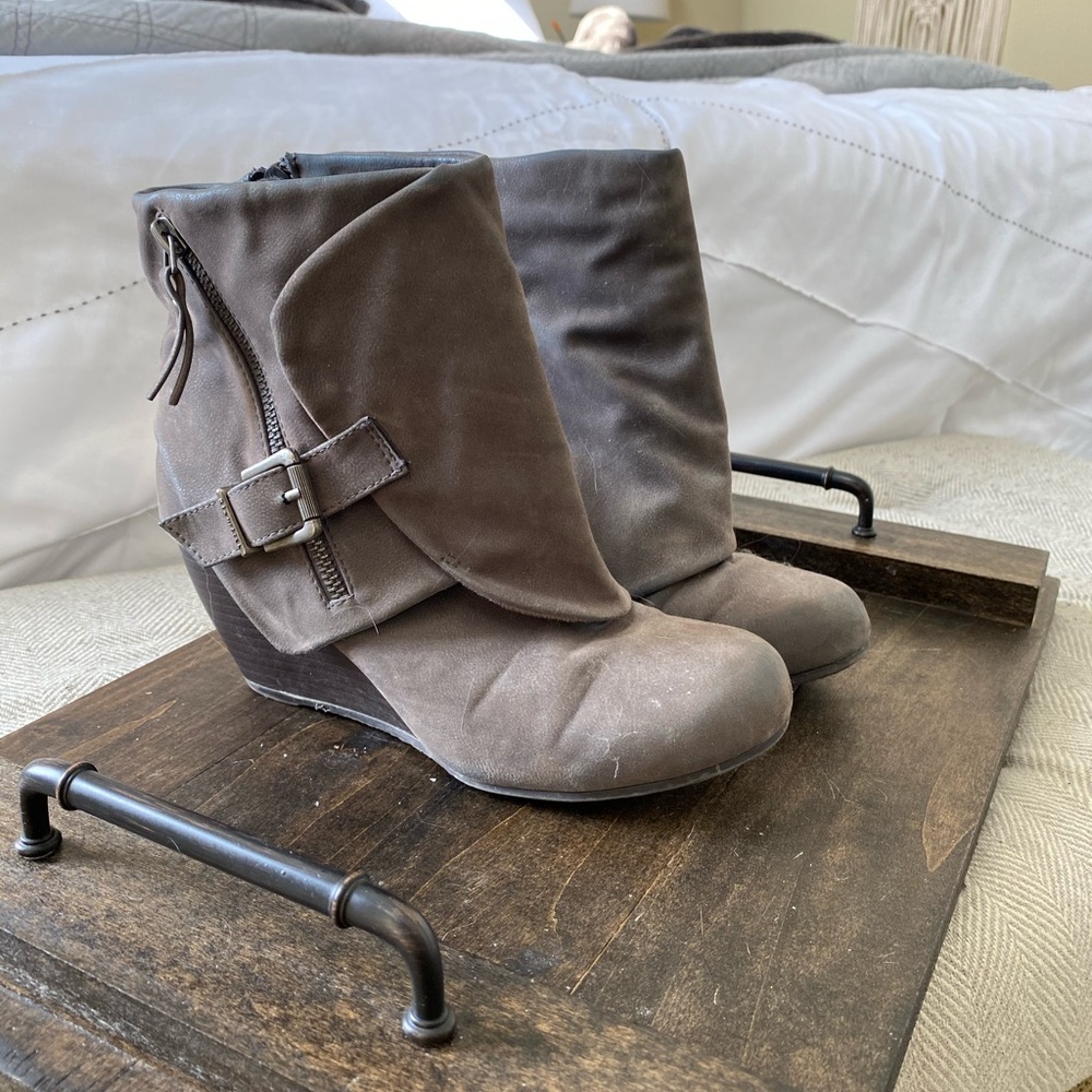 Blowfish Gray Booties